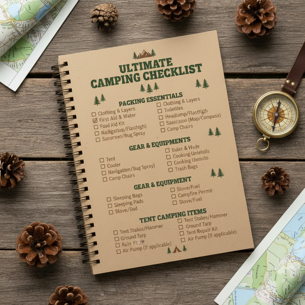 Camping Checklist Pages