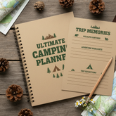 Printable journal and trip memories pages from the Ultimate Camping Planner Premium Edition