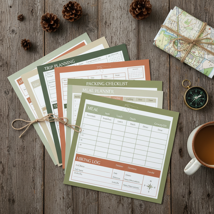 Printable page spread